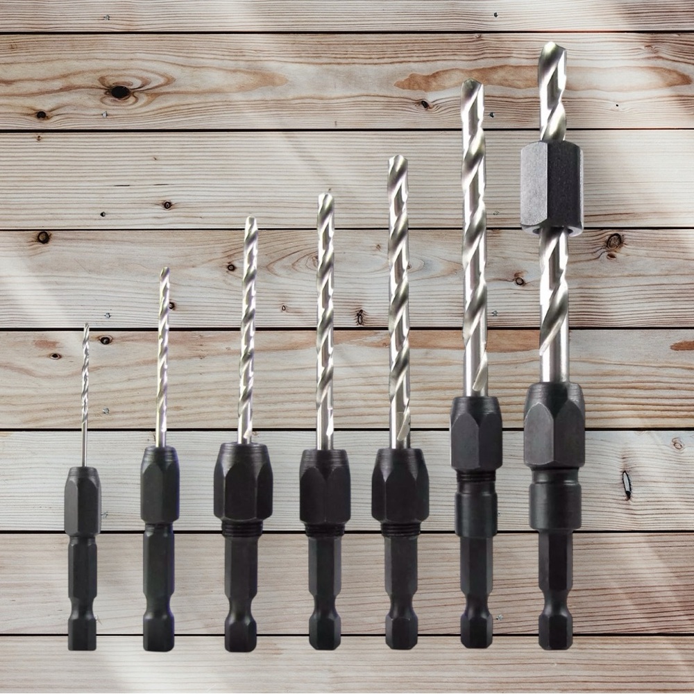 Snappy Drill Bit Adapter Set 1/16-1/4" 7pc 40020 No Slip Collet MADE IN USA